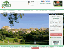 Tablet Screenshot of greenlife-golf.com